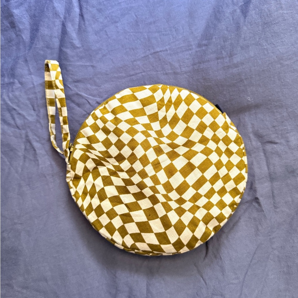 BAGGU *Rare* Packable Sun Hat in Moss Trippy Checker - NWOT
